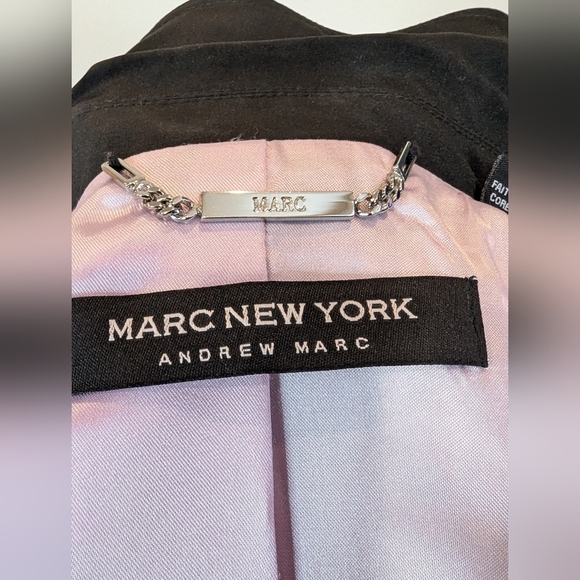 Marc New York women's three button black blazer, size S - Picture 7 of 11